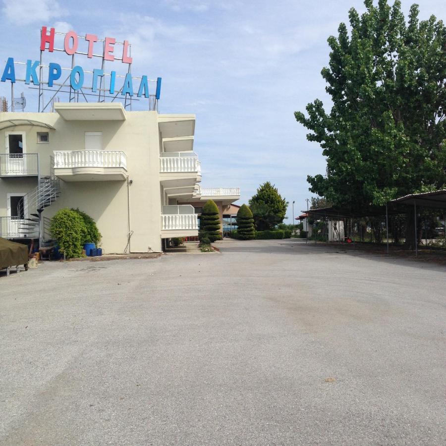 Hotel Akrogiali Korinós Exterior foto